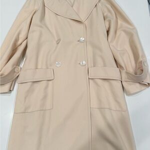 CHANEL Classic Cream Trench Coat
